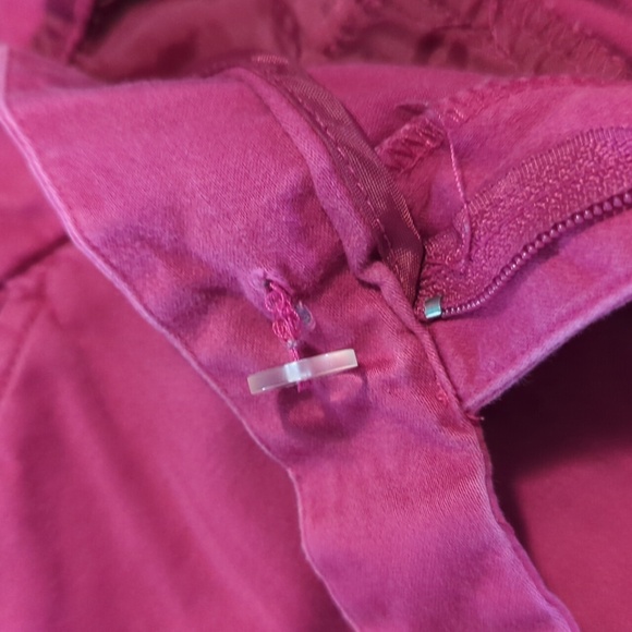 George Brand Magenta Pants Zip Up Button Closure Stretch 16W - Picture 9 of 10